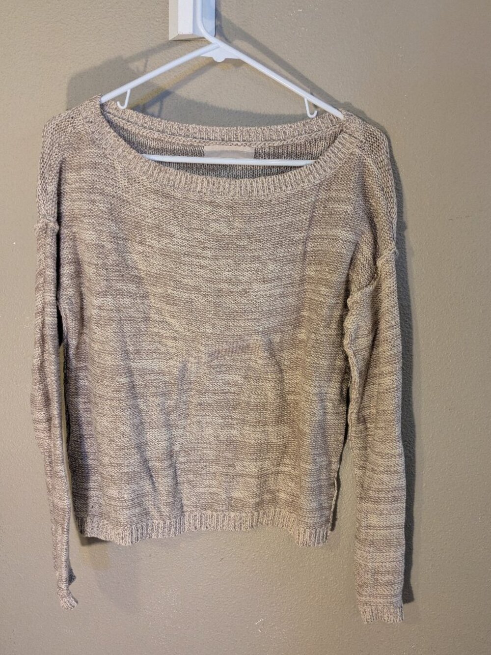 Covered brand boat neck Sweater